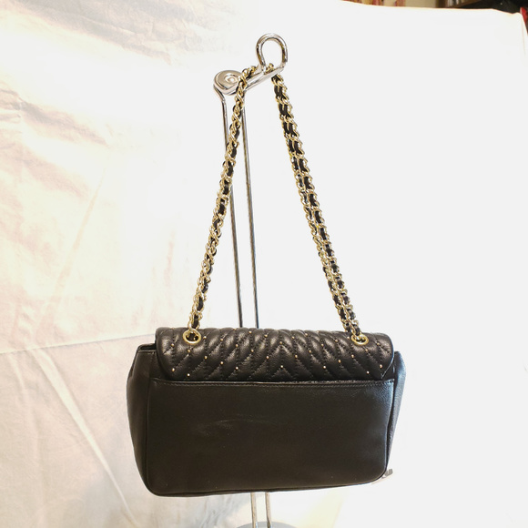 NWT Karl Lagerfeld Paris Leather Studded Crossbody - Picture 6 of 8